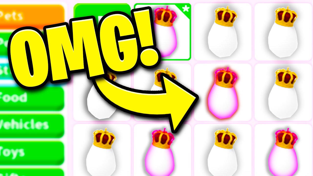 Roblox Adopt Me but i hatched legendary royal eggs..