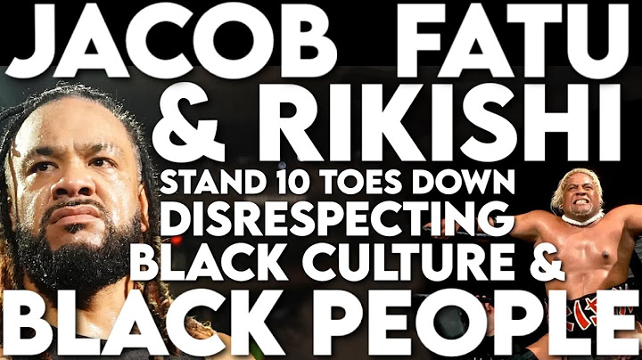 Jacob Fatu & Rikishi Stand 10 Toes Down Disrespecting Black Culture & Black People@WWE #wwe