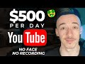 Make $500+ On Youtube WITHOUT Creating Videos OR Showing Your Face | Make Money Online For Beginners
