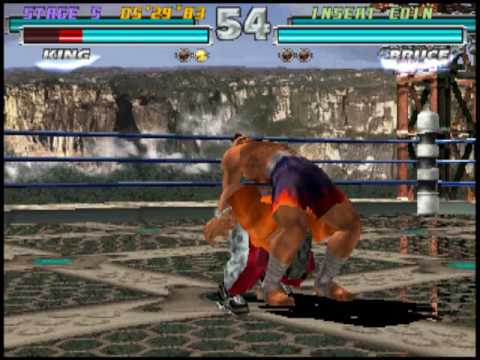 Tekken Tag 1 ( Arcade ) - Wang / King Playthrough ( Aug 17, 2016 )