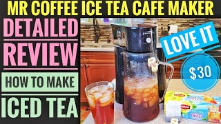 ОБЗОР MR Coffee Tea Cafe Кофеварка для чая со льдом КАК ПРИГОТОВИТЬ ЧАЙ со льдом из чайных пакетиков