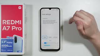 Redmi A7 Pro: How to Change Font Size (Adjust Text Size)