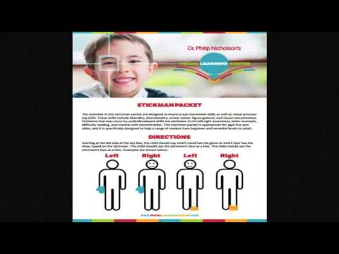 VIsion Therapy - Stickman Activity Packet