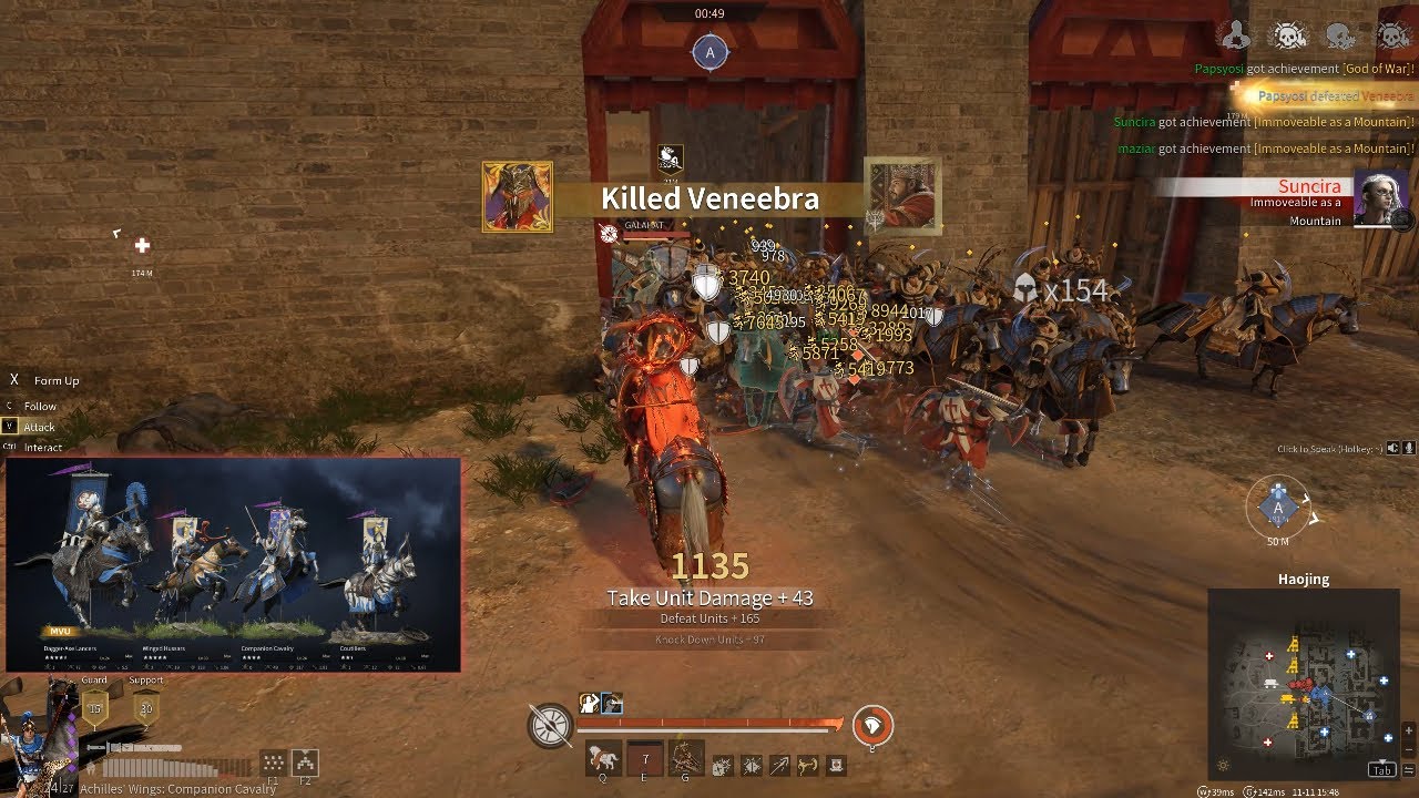 Conqueror’s Blade Siege Gameplay Dagger Axe Lancers, Winged Hussars, Companion Cavalry & Coutiliers