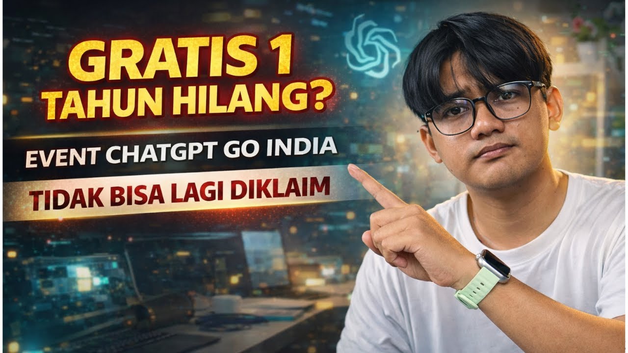 ChatGPT Go Gratis 1 Tahun Event India Tutup 22 Januari, Plus & Go Tak Bisa Diklaim Lagi?