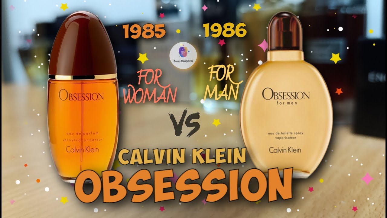 CALVIN KLEIN OBSESSION FOR HER (1985) vs FOR HIM (1986) - очень крутая актуальная классика из 80х