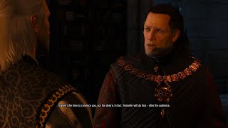The Witcher 3 Geralt Of Rivia Meets Emhyr Var Emreis