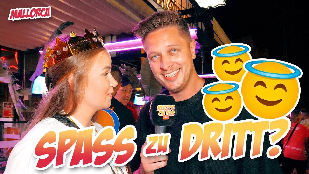 SPASS zu DRITT? 😇😇😇 Straßenumfrage BALLERMANN Mallorca