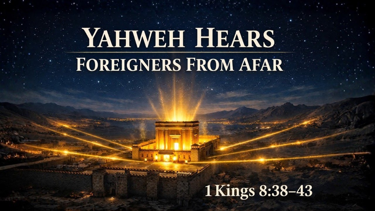 Yahweh Hears Foreigners From Afar