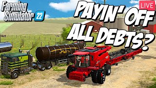 🔴LIVE | Almost Out of Debt on Upper Mississippi River Valley | Farming Simulator 22