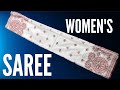 WHITE &amp; RED SAREES | White Red Silk saree Unboxing
