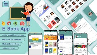 How to Create Multi Vendor Ebook Android Application with Admin and author Panel screenshot 2