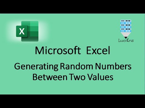 Generate Random Numbers - RANDBETWEEN in Excel
