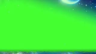 night sky stars moon clouds special effects overlay animated green screen video for youtubers