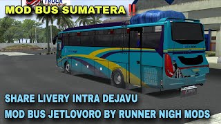 Mod Bus Bussid Intra Dejavu‼️Share Livery Intra Dejavu Mod Bus Jetlovoro screenshot 3