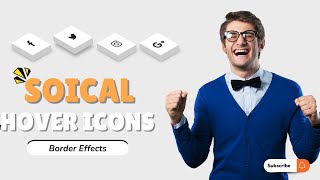 How to Create 3D Social Media Icons with Hover Effects | HTML & CSS