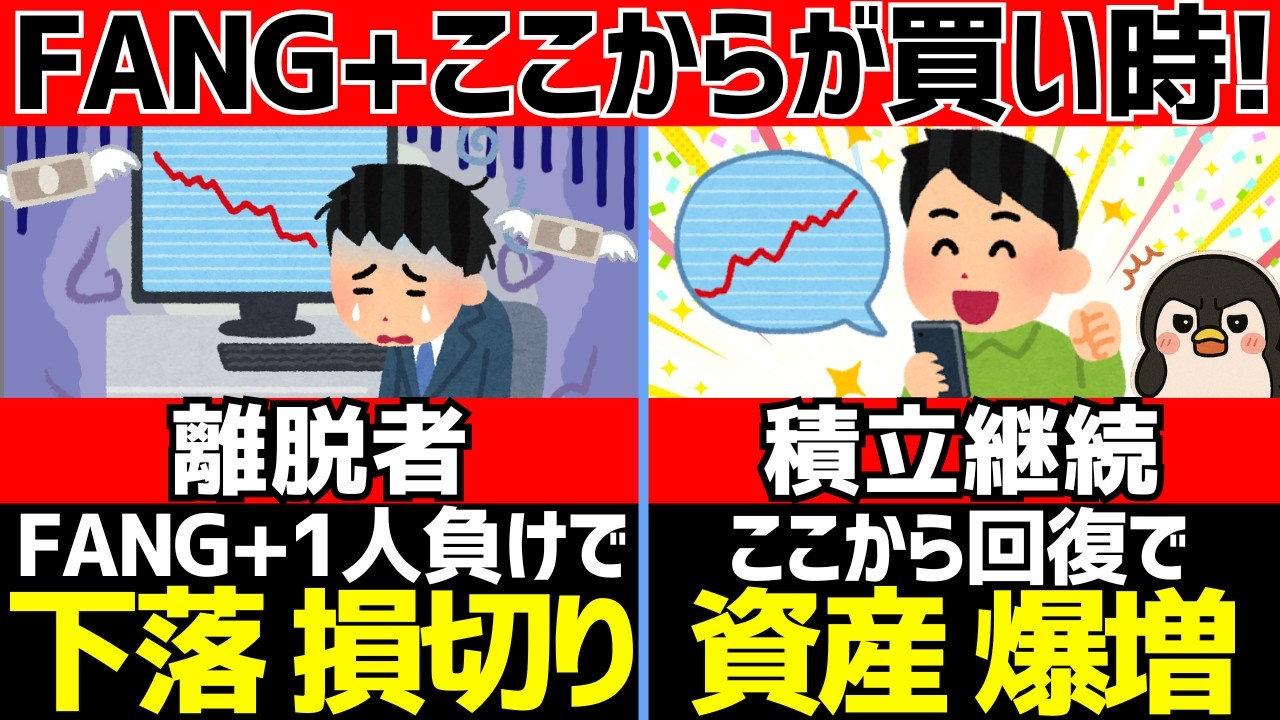 FANG+の離脱者が増加中！？でも、ここが買い場の理由