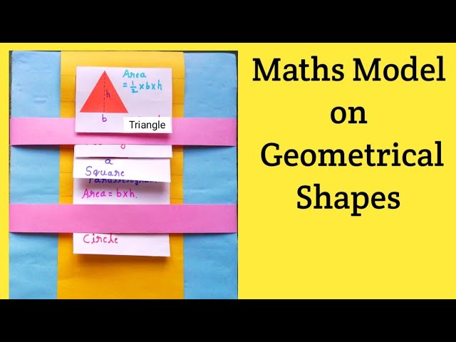 Maths Model on Geometrical Shapes | Maths Project | maths tlm working model  | Maths Models - YouTube