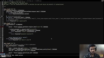 Django Rest Framework authentication | Exploring Django and DRF | twitch archives #4
