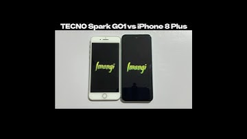 TECNO Spark Go 1 vs iPhone 8 Plus - Speed TEST