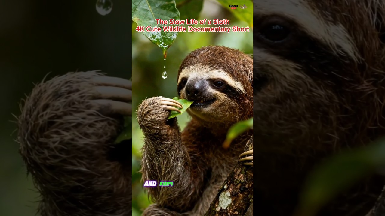 The Slow Life of a Sloth | 4K Cute Wildlife Documentary Short