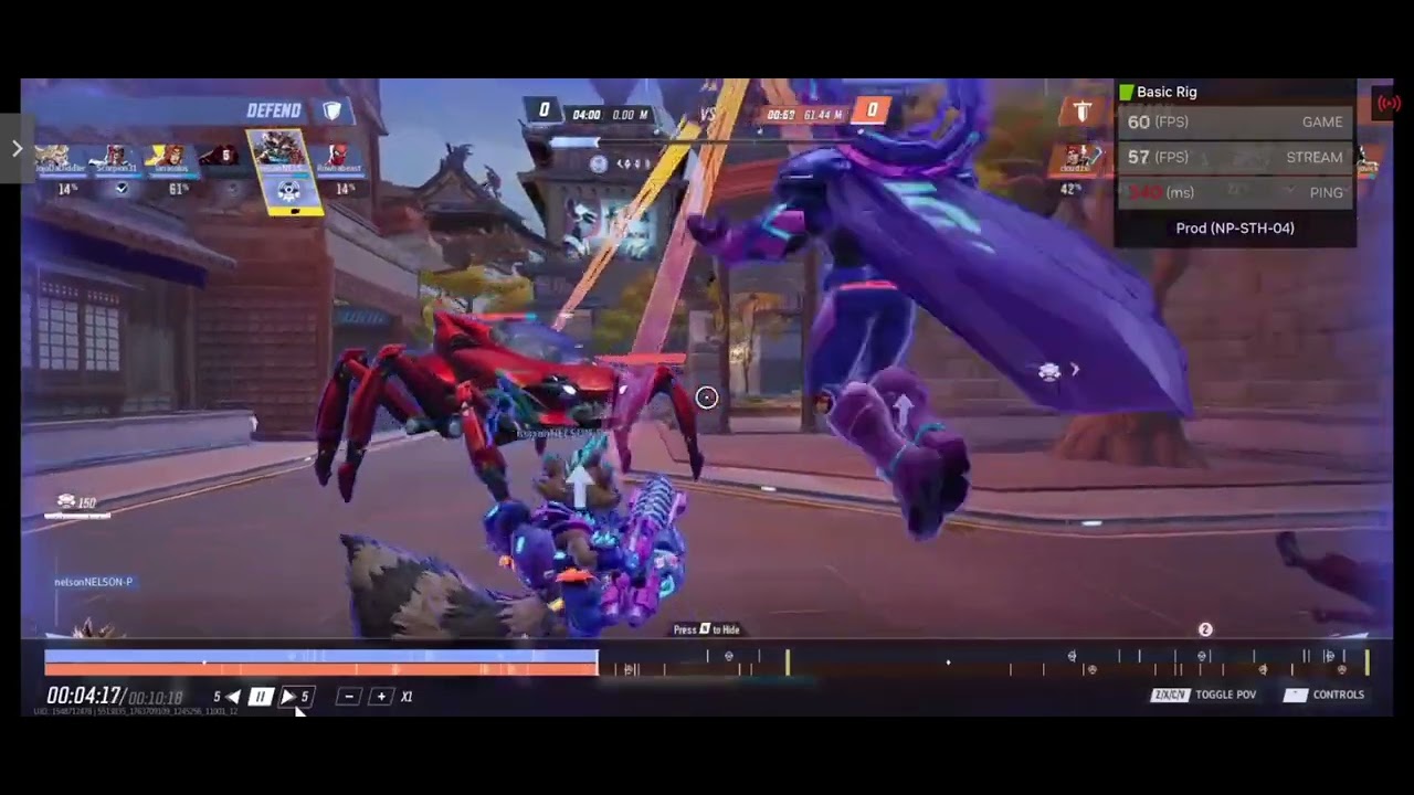 My Marvel rivals gameplay in mobile as rocket rocoon😒