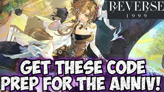 PREP FOR ANNIV GET THESE CODES! - REVERSE 1999 