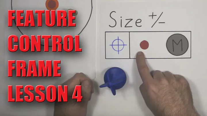 GD&T Feature Control Frame Lesson 4 - NO MATH