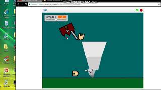 Tornado simulator on Scratch