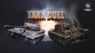 TANK DUEL in 4K | UNREAL ENGINE 5 #unrealengine #metahuman