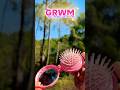 GRWM in Nature 🍀🌳 #foryou #grwm #grwmmakeup #fypシ゚viral #trendingshorts #trendingsong