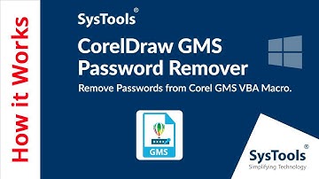 CorelDraw GMS Password Remover Tool by SysTools | Remove CorelDraw GMS Password Protection