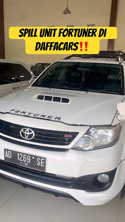 Fortuner 2013 harga murah berkualitas hanya di Daffacars #fypage #fyp #fortuner #daffacars