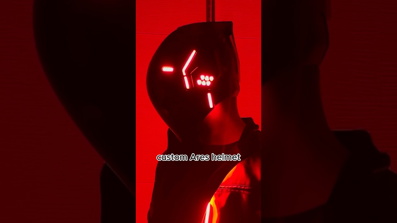 3D printing my own TRON helmet! #pcbway #shorts #tron #tronlegacy #tronares #tronlightcyclerun #diy