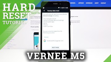 How to Perform Hardreset VERNEE M5 in Settings -  Factory Reset / Erase Data