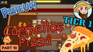 Carmellos Pizza! - TIER 1 *BACK TO BASICS* Solo Play PlateUp! I Part 10 #pizza