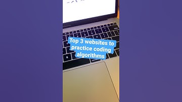 Top 3 websites to practice coding algorithms #coding #algorithms #shorts #developer