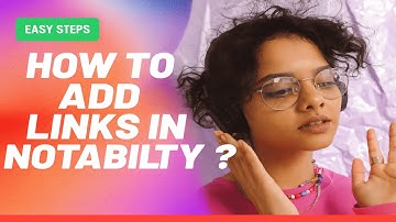 How to Insert Hyperlink in Notability ?