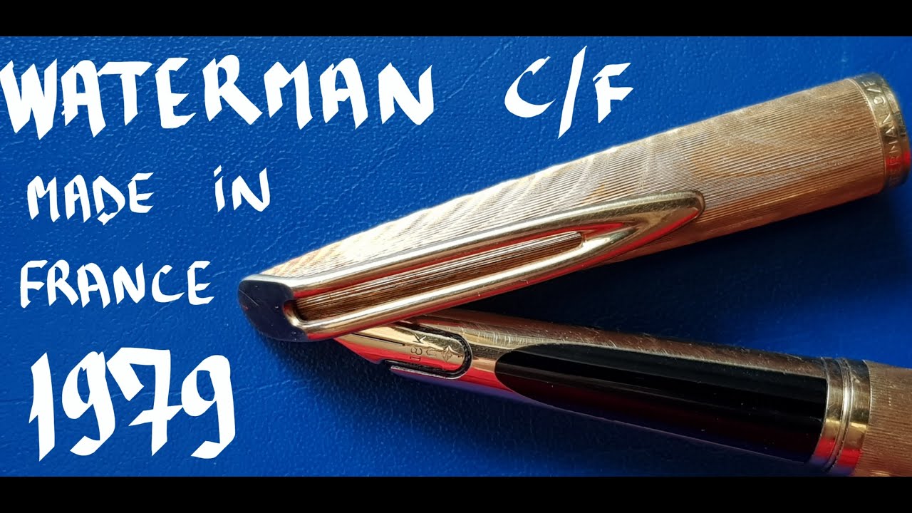 Vintage Waterman C/F Gold 