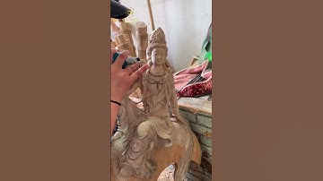 Nghệ Thuật Điêu Khắc Tượng Gỗ l Đồ Gỗ Đức Nghĩa #shorts