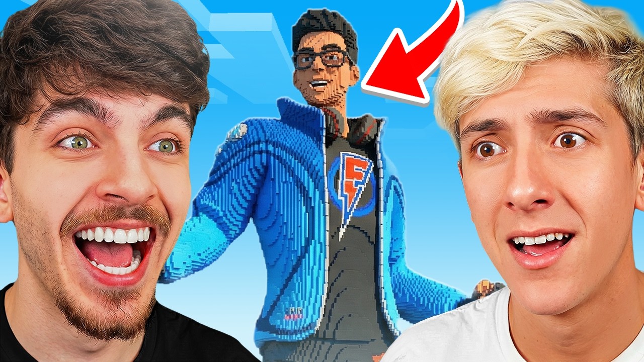 HERO BASE vs CREATIVE SQUAD! Desafio de CONSTRUÇÃO no Minecraft!