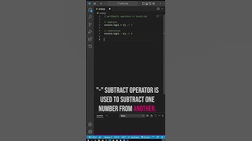 JavaScript arithmetic operators