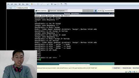 OPERASI INPUT OUTPUT LINUX    Debian