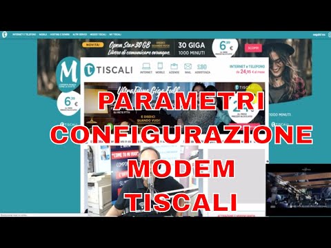 Parametri Configurazione Modem Tiscali