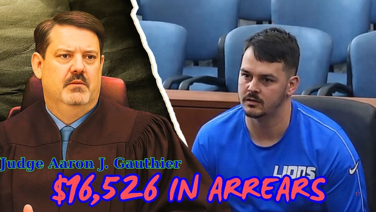 “$16,526 Owed.” Judge Aaron J. Gauthier Confronts Defendant in Courtroom Showdown