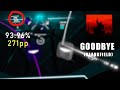 New highest pp play again  goodbye by blankfield  beat saber  371pp  2 miss