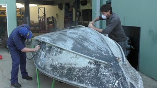 Repairing and antifouling the hull