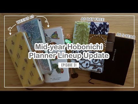 Mid-year Hobonichi Planner Lineup Update