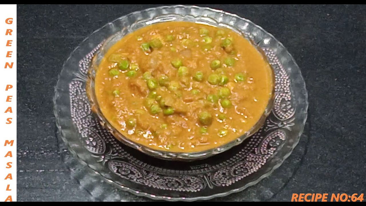 GREEN PEAS MASALA IN TAMIL YouTube