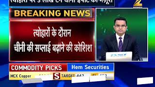 Government approves import of 3 lakh tonne raw sugar | चीनी इम्पोर्ट को मंज़ूरी